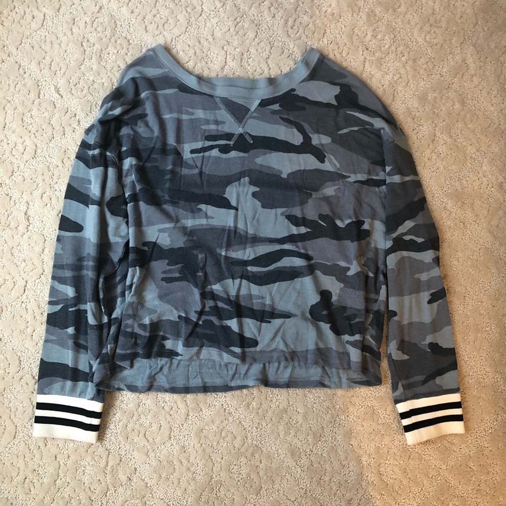 Camo Long Sleeve Top
